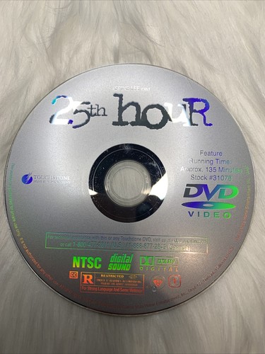 25th Hour (2002) disc cover