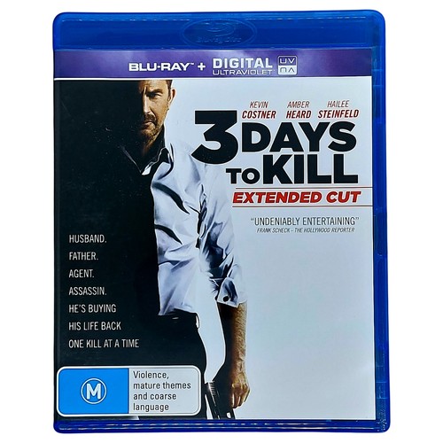 3 Days to Kill (2014) disc cover