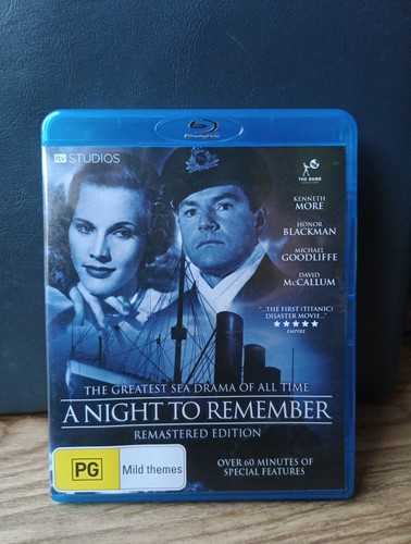 A Night to Remember (1958) disc cover