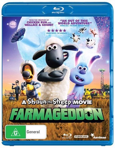 A Shaun the Sheep Movie: Farmageddon (2019) disc cover