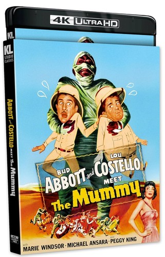 Abbott and Costello Meet the Mummy (1955) disc cover