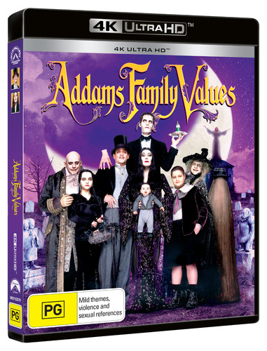 Addams Family Values (1993) disc cover