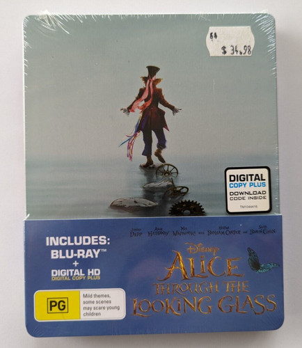 Alice Through the Looking Glass (2016) disc cover