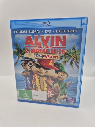 Alvin and the Chipmunks: Chipwrecked (2011) disc cover