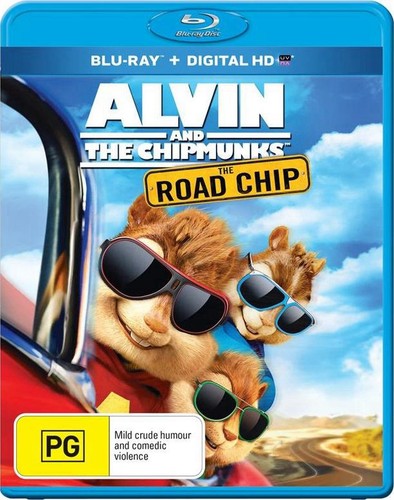 Alvin and the Chipmunks: The Road Chip (2015) disc cover