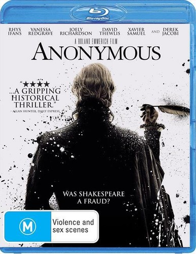 Anonymous (2011) disc cover