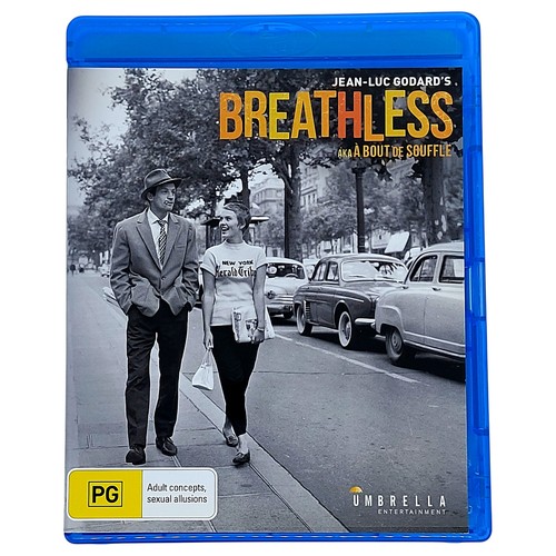 Breathless (1960) disc cover