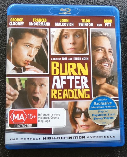 Burn After Reading (2008) disc cover