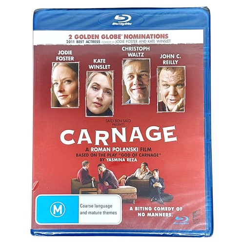 Carnage (2011) disc cover