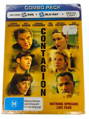 Contagion (2011) disc cover