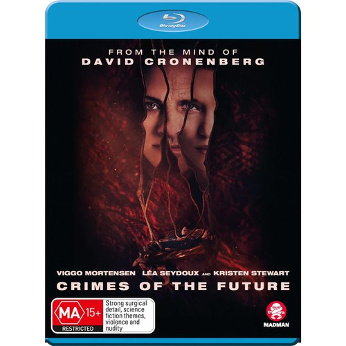 Crimes of the Future (2022) disc cover
