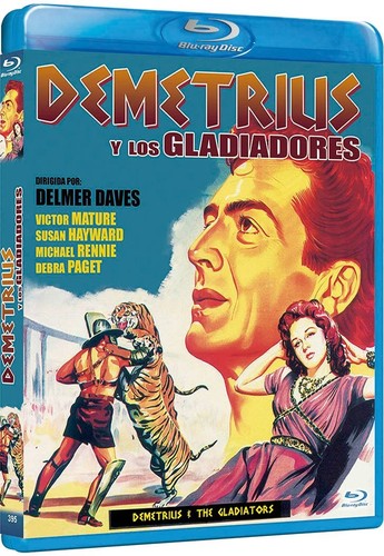 Demetrius and the Gladiators (1954) disc cover