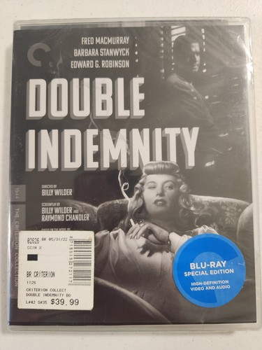 Double Indemnity (1944) disc cover