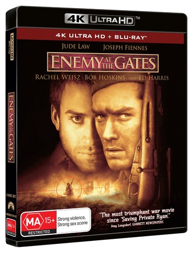 Enemy at the Gates (2001) disc cover
