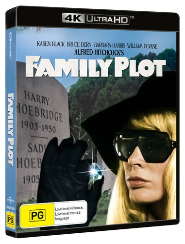 Family Plot (1976) disc cover