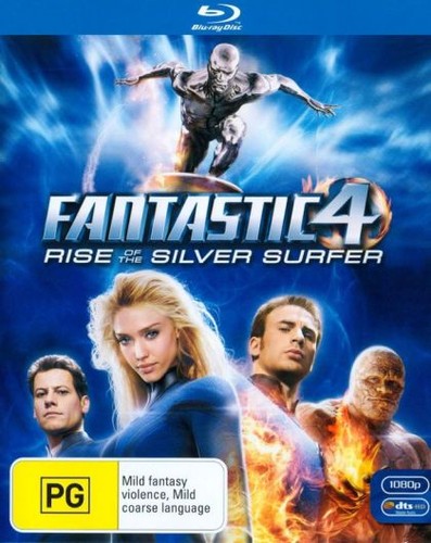 Fantastic Four: Rise of the Silver Surfer (2007) disc cover