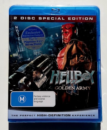 Hellboy II: The Golden Army (2008) disc cover