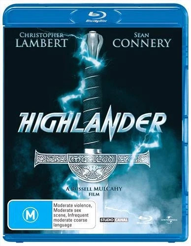 Highlander (1986) disc cover