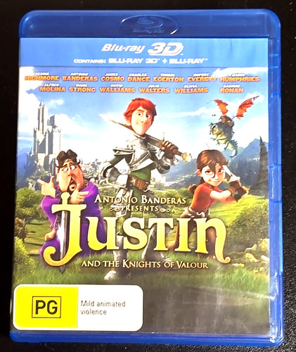 Justin and the Knights of Valour (2013) disc cover