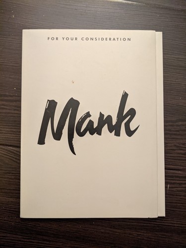 Mank (2020) disc cover