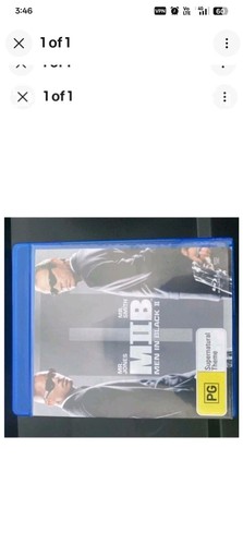 Men in Black II (2002) disc cover