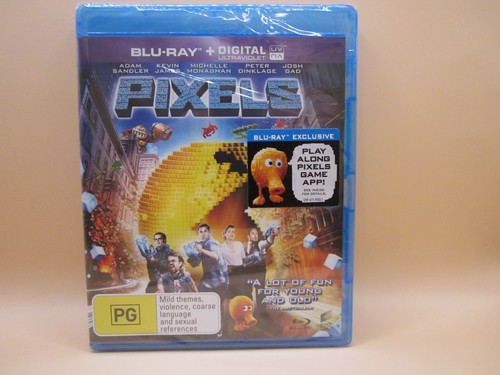 Pixels (2015) disc cover
