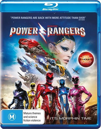 Power Rangers (2017) disc cover