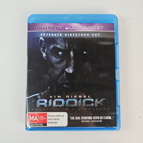 Riddick (2013) disc cover