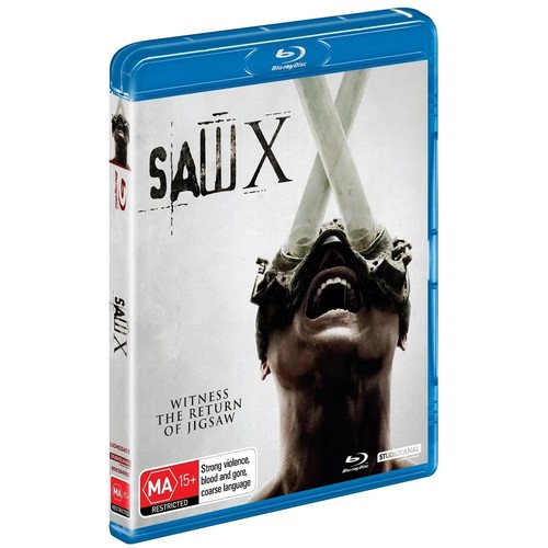 Saw X (2023) disc cover