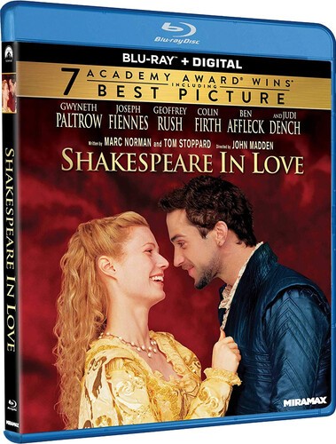 Shakespeare in Love (1998) disc cover