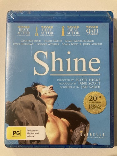 Shine (1996) disc cover