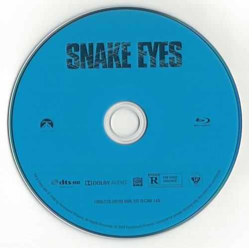 Snake Eyes (1998) disc cover