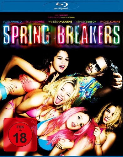 Spring Breakers (2013) disc cover