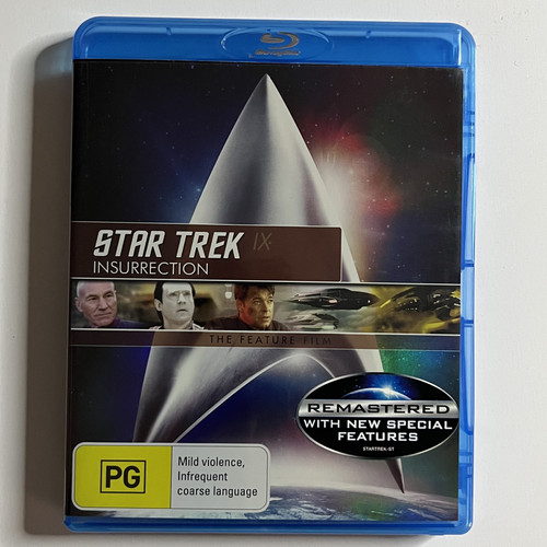 Star Trek: Insurrection (1998) disc cover
