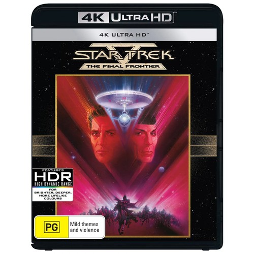 Star Trek V: The Final Frontier (1989) disc cover