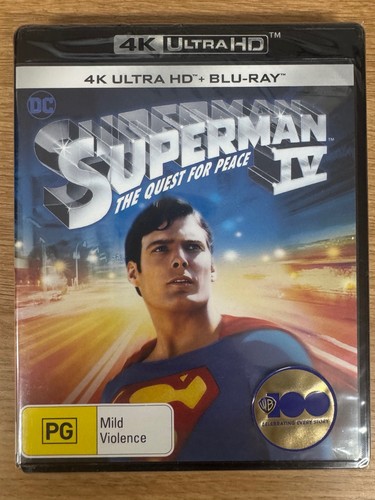 Superman IV: The Quest for Peace (1987) disc cover