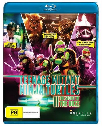 Teenage Mutant Ninja Turtles II: The Secret of the Ooze (1991) disc cover