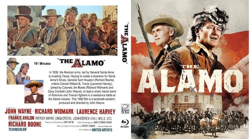 The Alamo (1960) disc cover