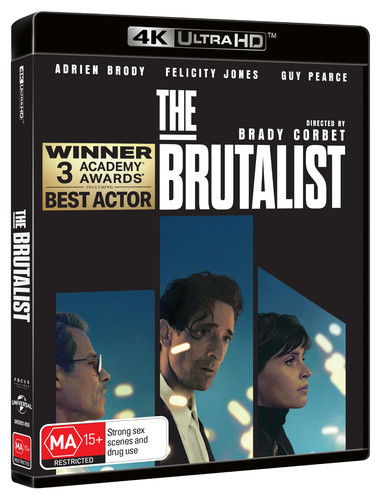 The Brutalist (2024) disc cover