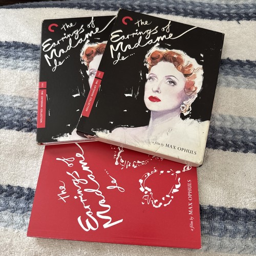 The Earrings of Madame de... (1953) disc cover