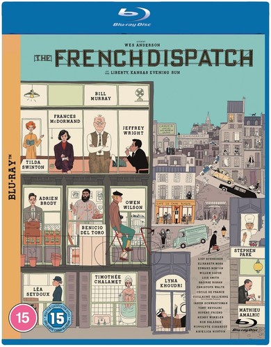 The French Dispatch (2021) disc cover