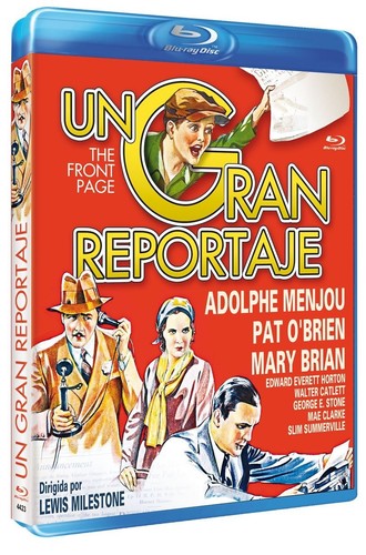 The Front Page (1931) disc cover