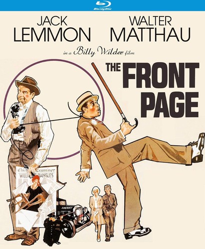 The Front Page (1974) disc cover