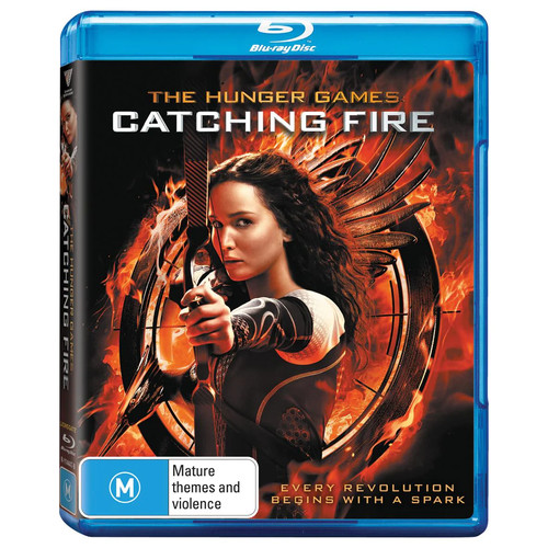 The Hunger Games: Catching Fire (2013) disc cover