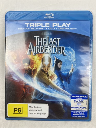 The Last Airbender (2010) disc cover