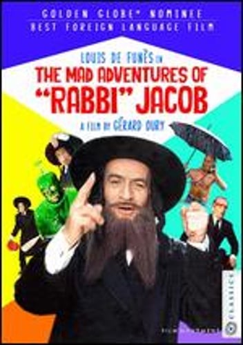 The Mad Adventures of Rabbi Jacob (1973) disc cover