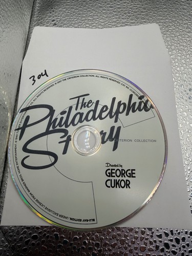 The Philadelphia Story (1940) disc cover