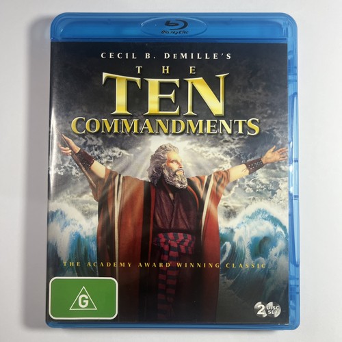 The Ten Commandments (1956) disc cover
