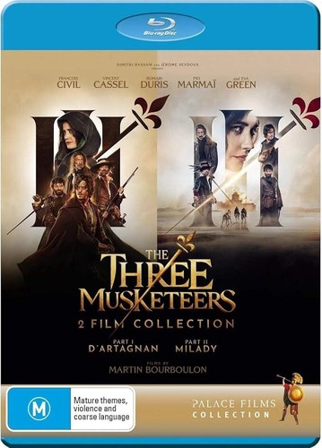 The Three Musketeers: D'Artagnan (2023) disc cover