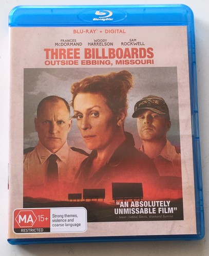 Three Billboards Outside Ebbing, Missouri (2017) disc cover
